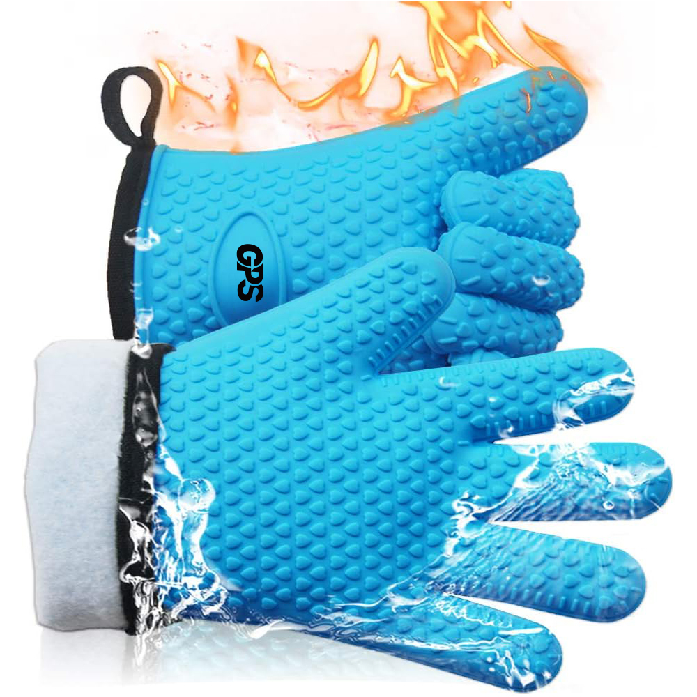 Silicone Heat Resistant Cooking Gloves 2