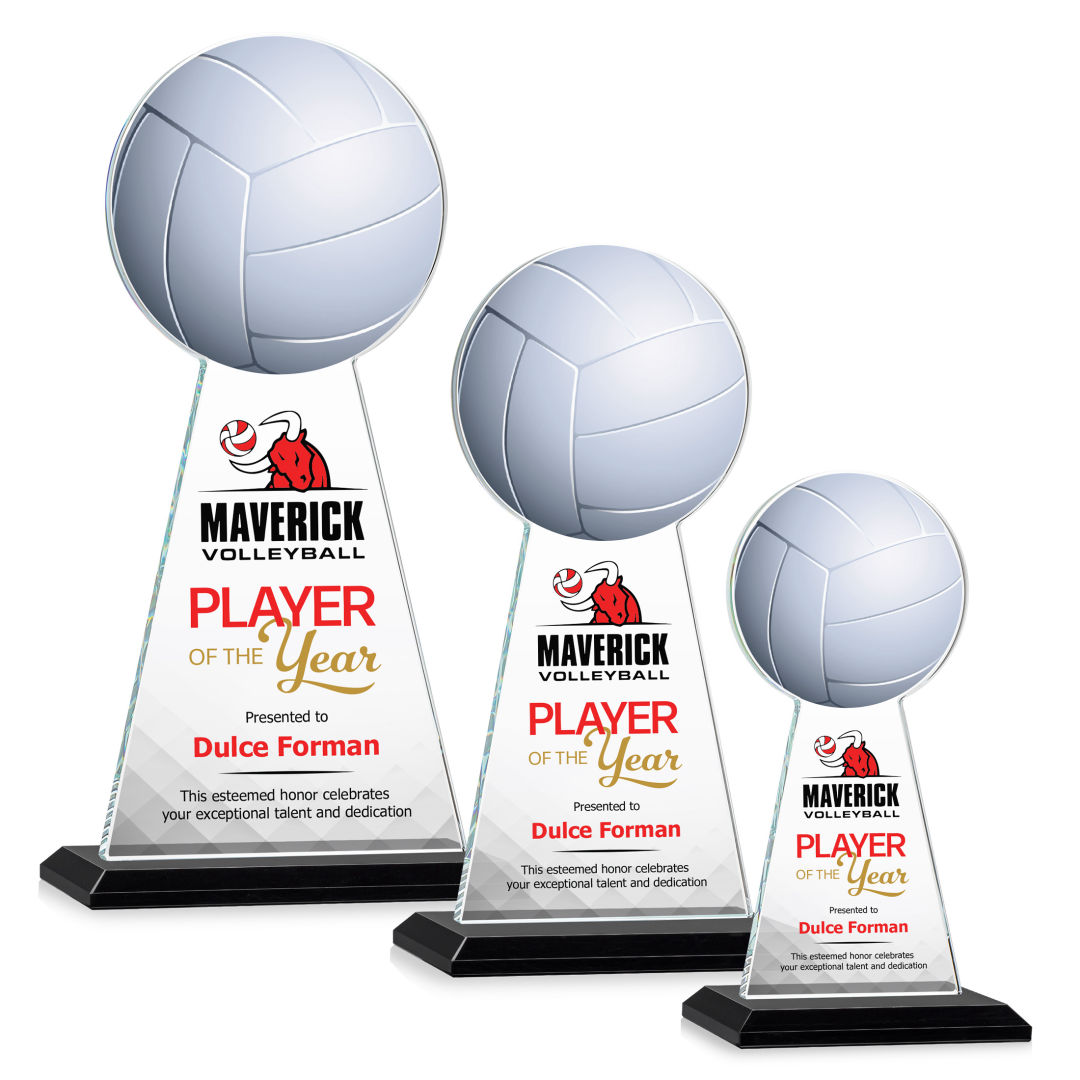 Edenwood Volleyball VividPrint™ Award - Black