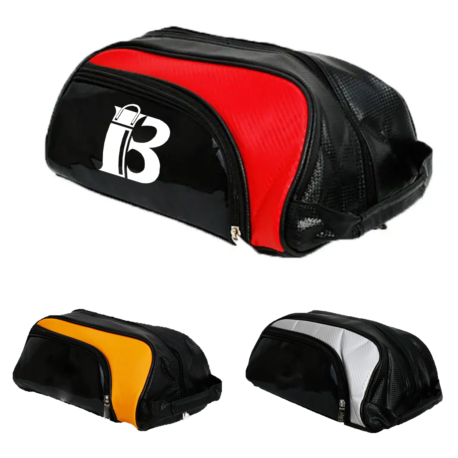 PU Leather Dustproof Golf Shoe Bag 2
