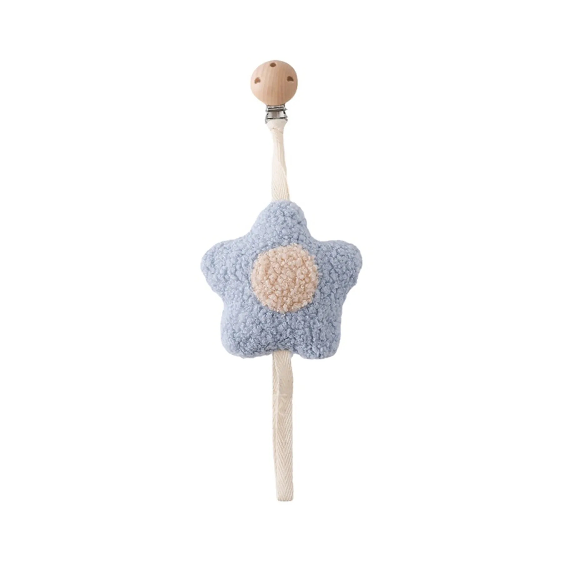Flower Beech Pacifier Clip 6