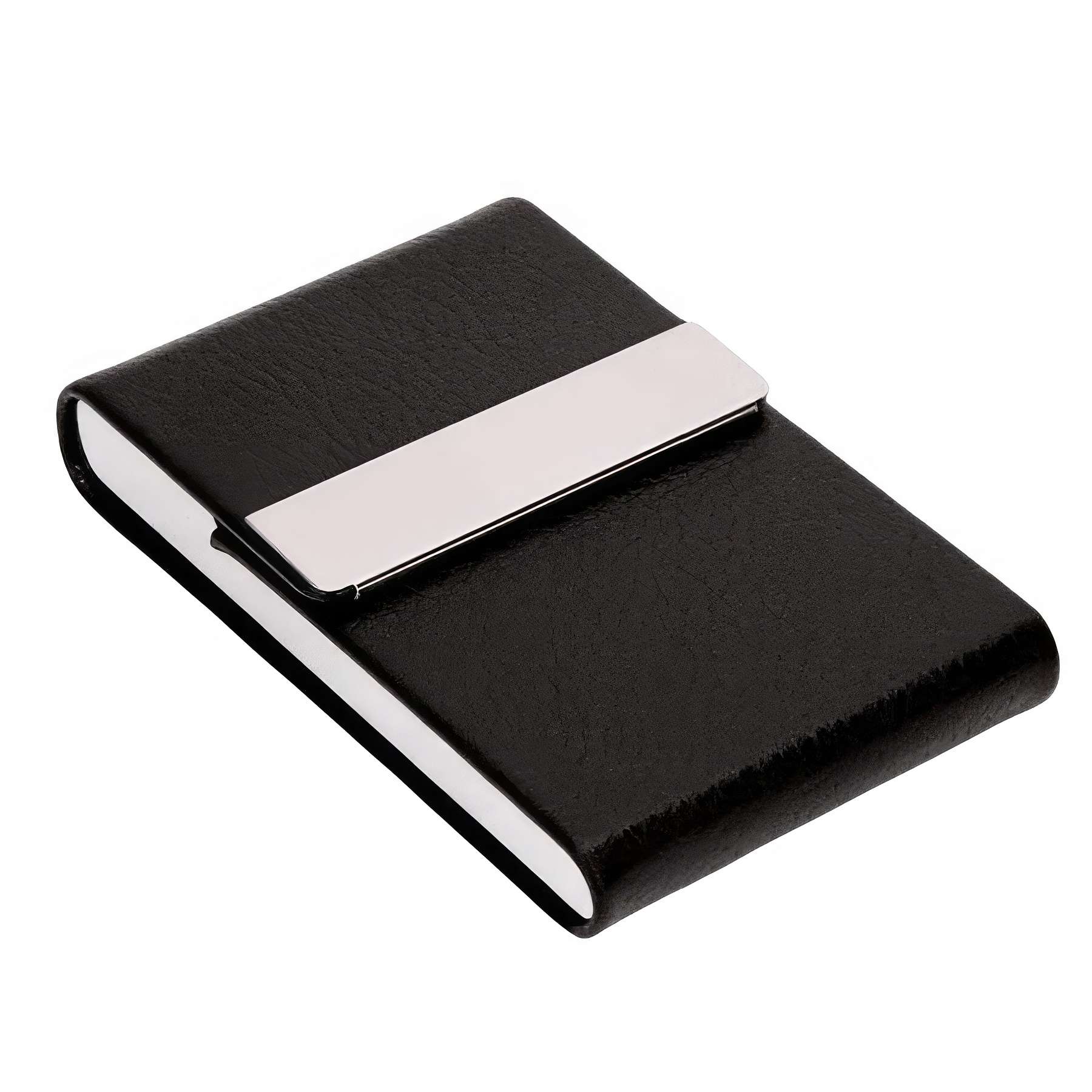 Magnetic PU Leather Card Holder with RFID Blocking 3