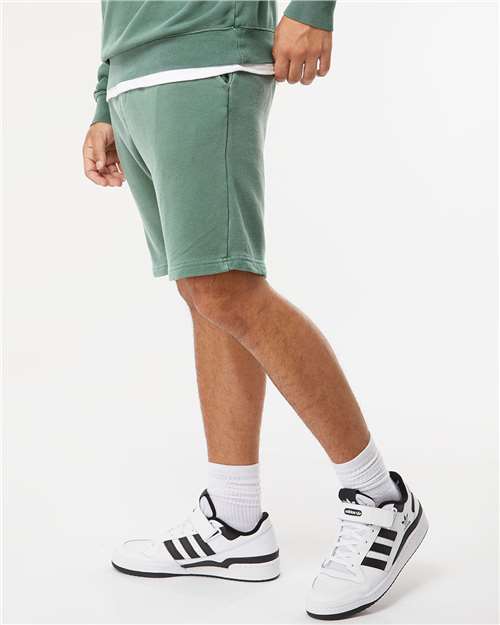 Pigment-Dyed Fleece Shorts