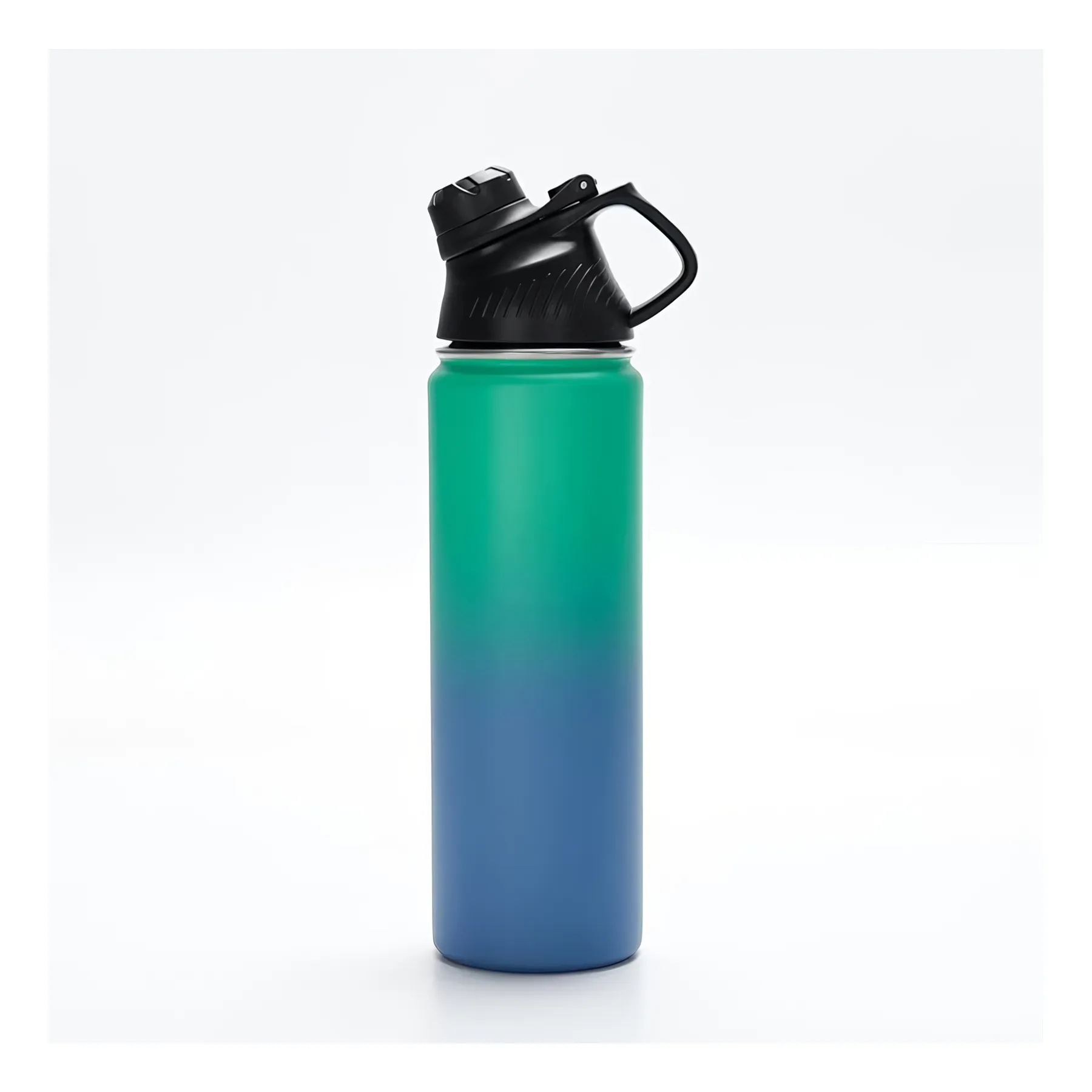 Insulated Water Bottle with Handle Lid Leak Proof 5
