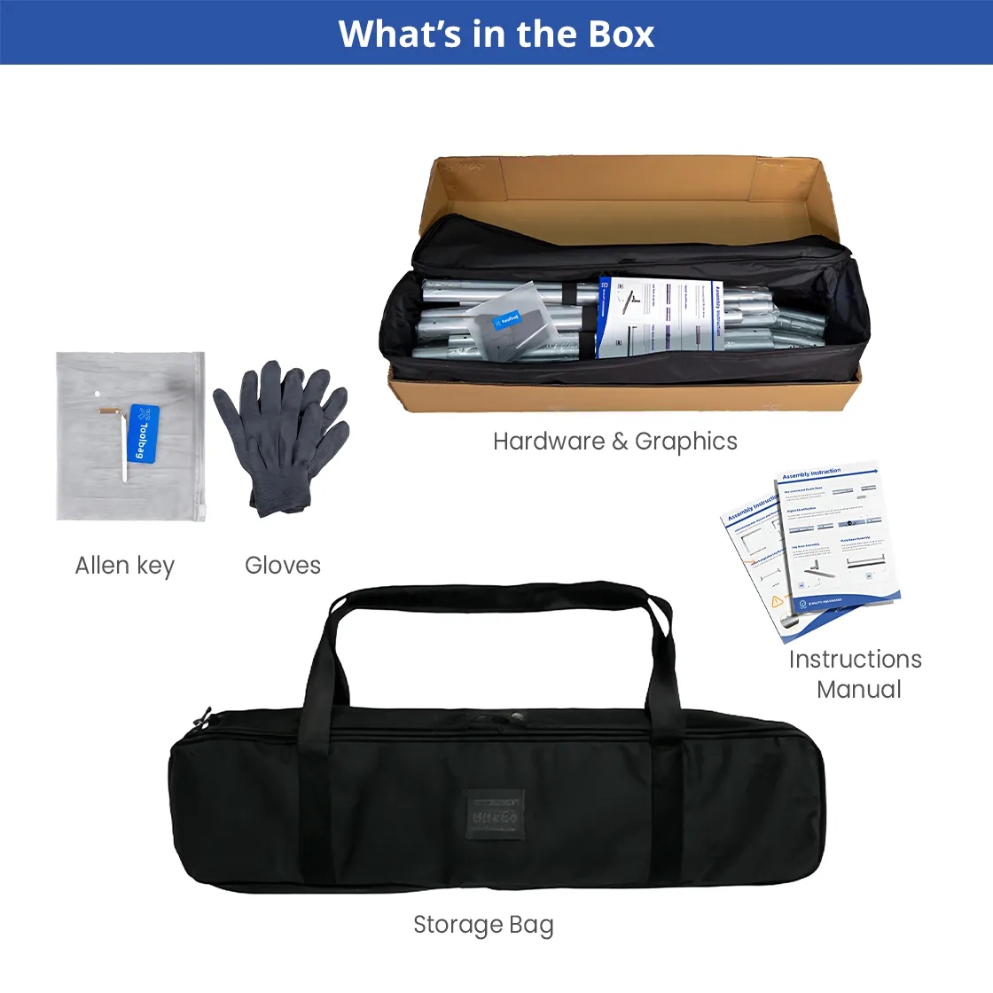 20ft Magnetic Modular Fabric Displays - U Shape 1