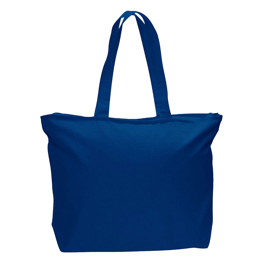 12 oz Cotton Canvas Large Tote Bag - 23"W x 17"H x 6"D x 7