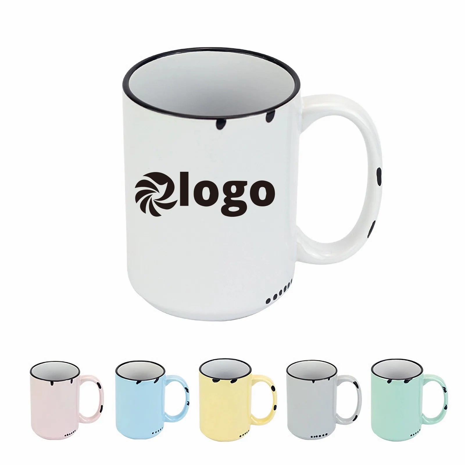 15 Oz Vintage Ceramic Coffee Mug