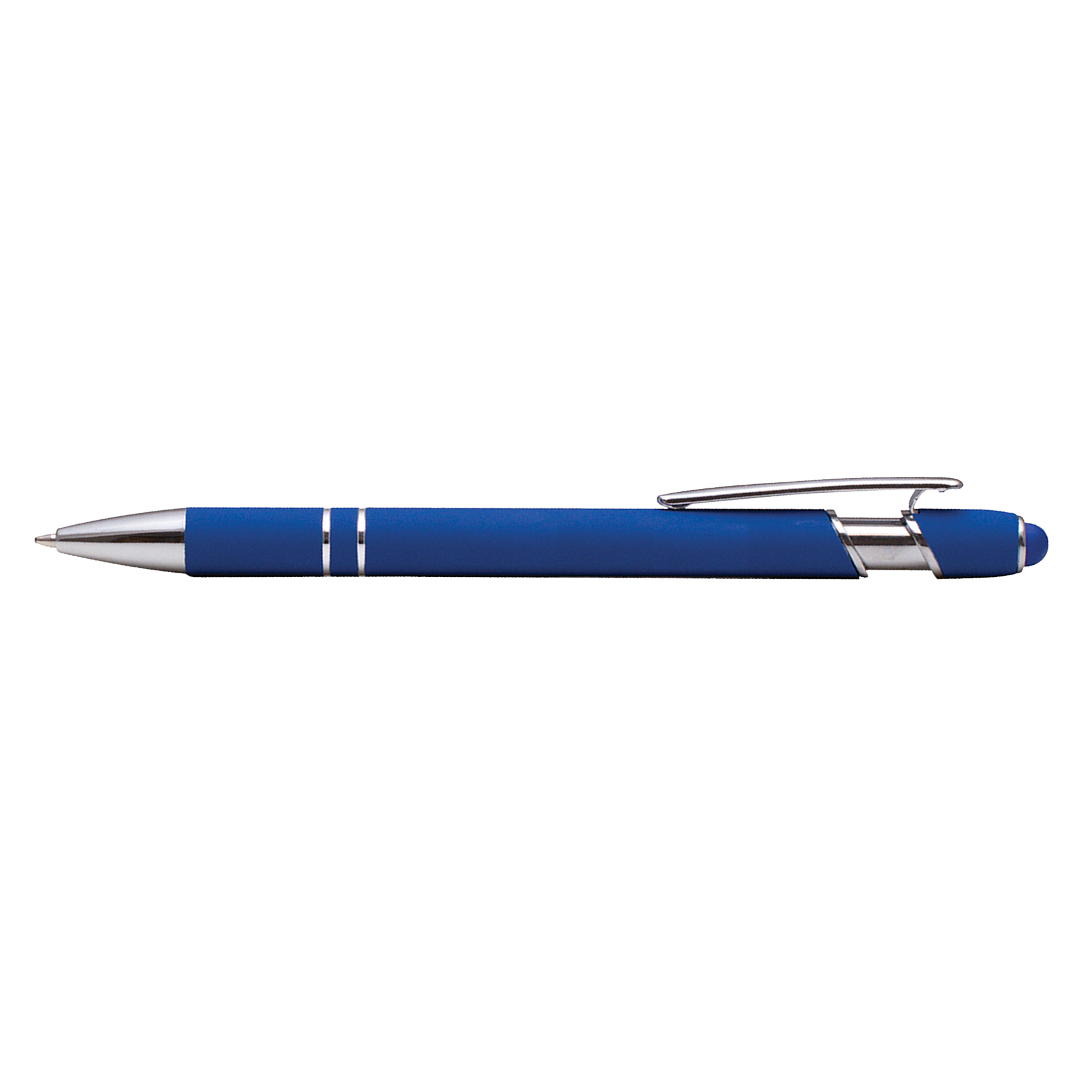 Bright Soft Touch Aluminum Ballpoint Stylus Pen 10