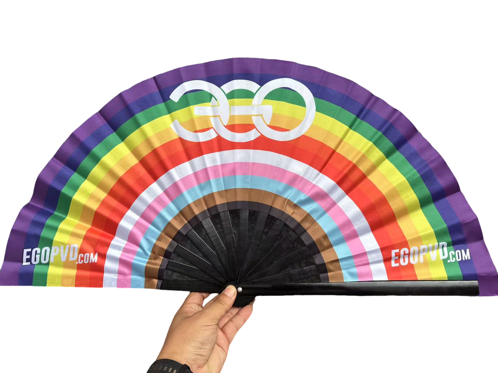Folding Plastic Hand Fan 1