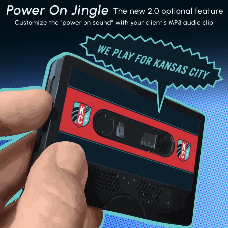 Awesome Mixtape 2.0 Wireless Speaker with One Cable™ Power Bank 45