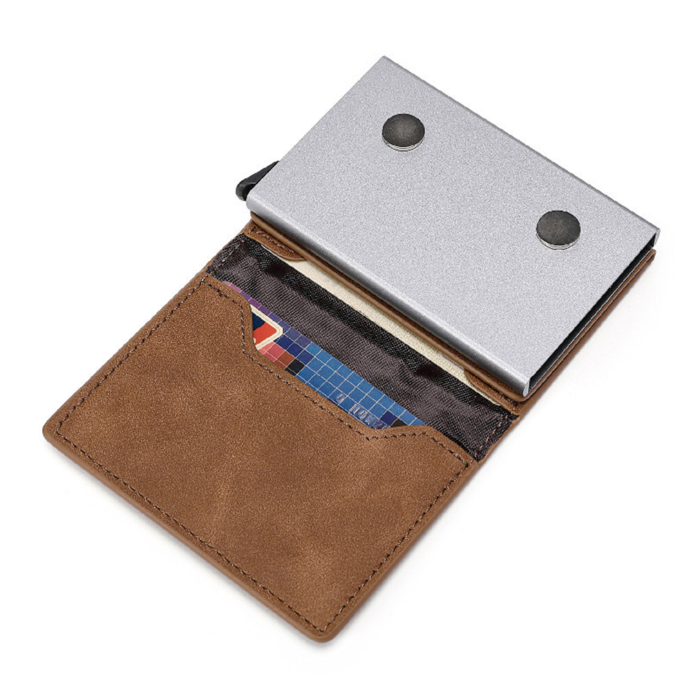Front Pocket Wallet for Men RFID Blocking Leather 9