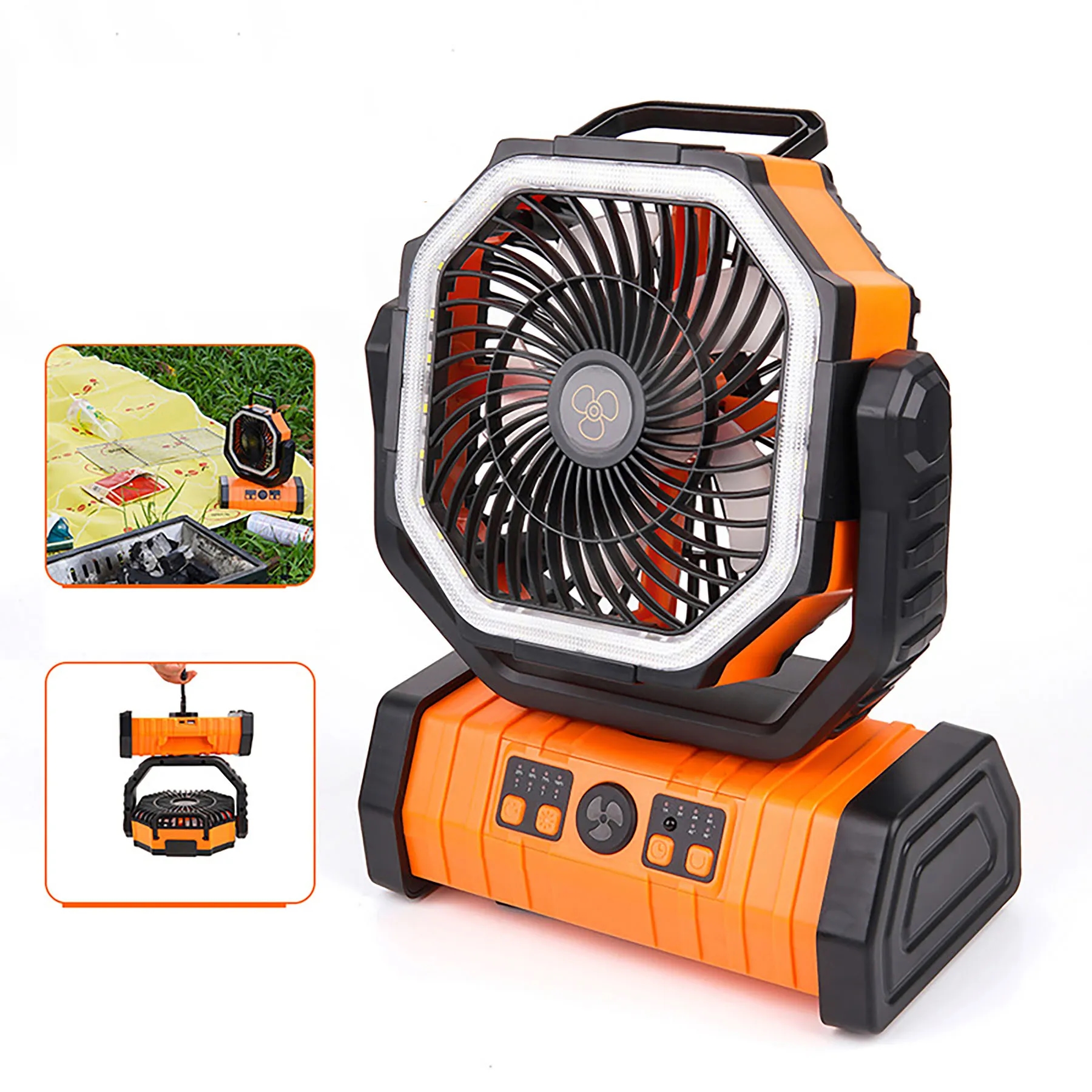 Rechargeable Led Camping Fan 7