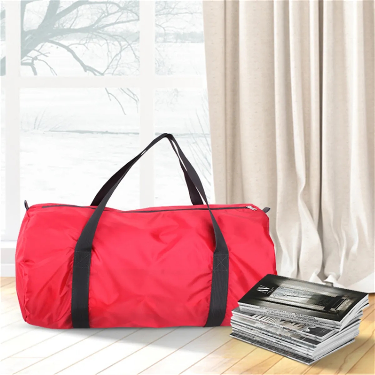 Foldable Duffel Bag Gym Lightweight for Men Women 4
