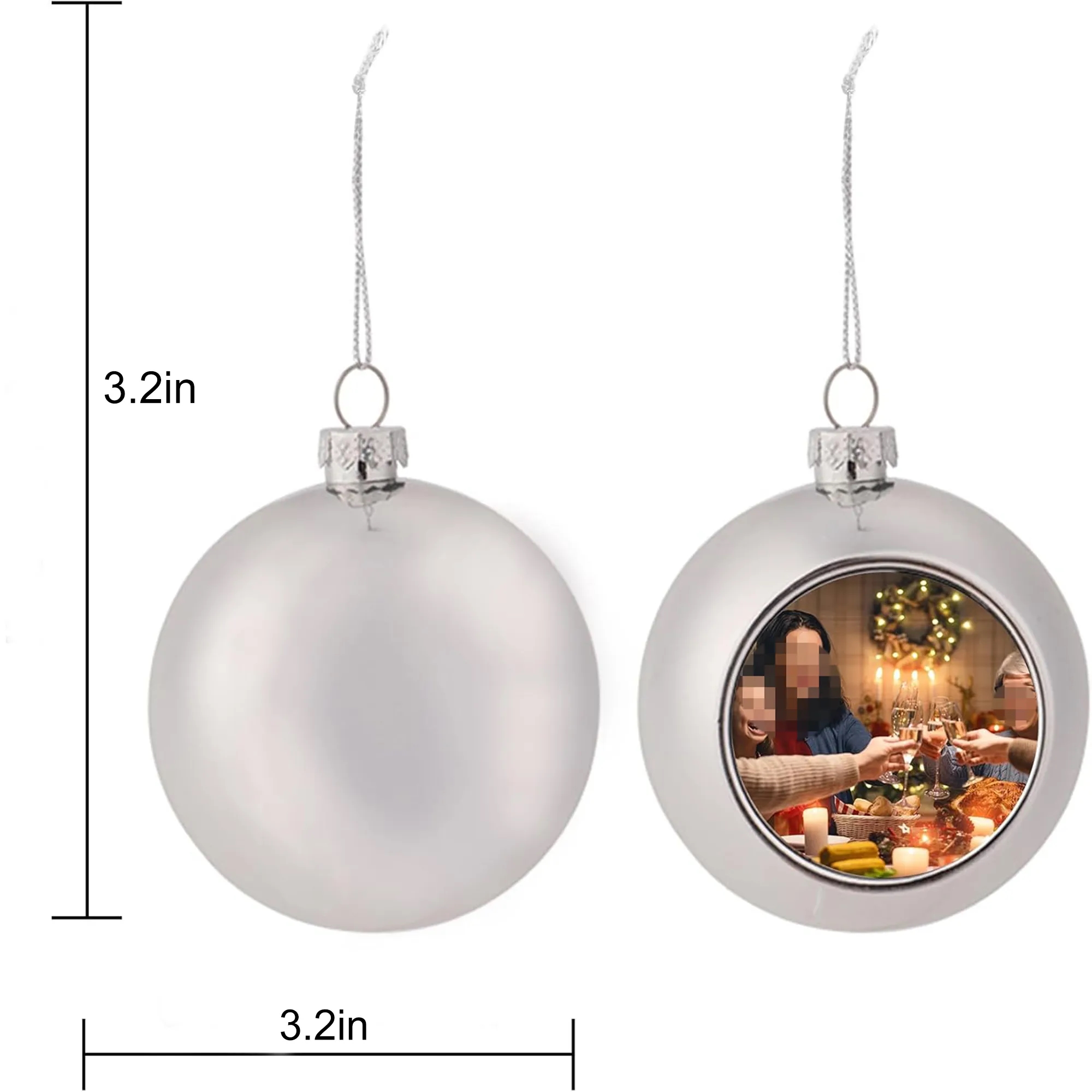 Christmas Tree Decoration Hanging Ball 2