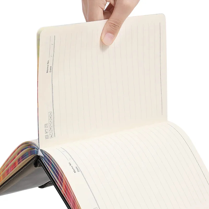 A5 Laser Notebook Pu Leather With Buckle 5