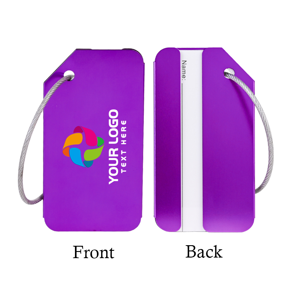 Aluminum LUGGAGE Tag with Name Card 3