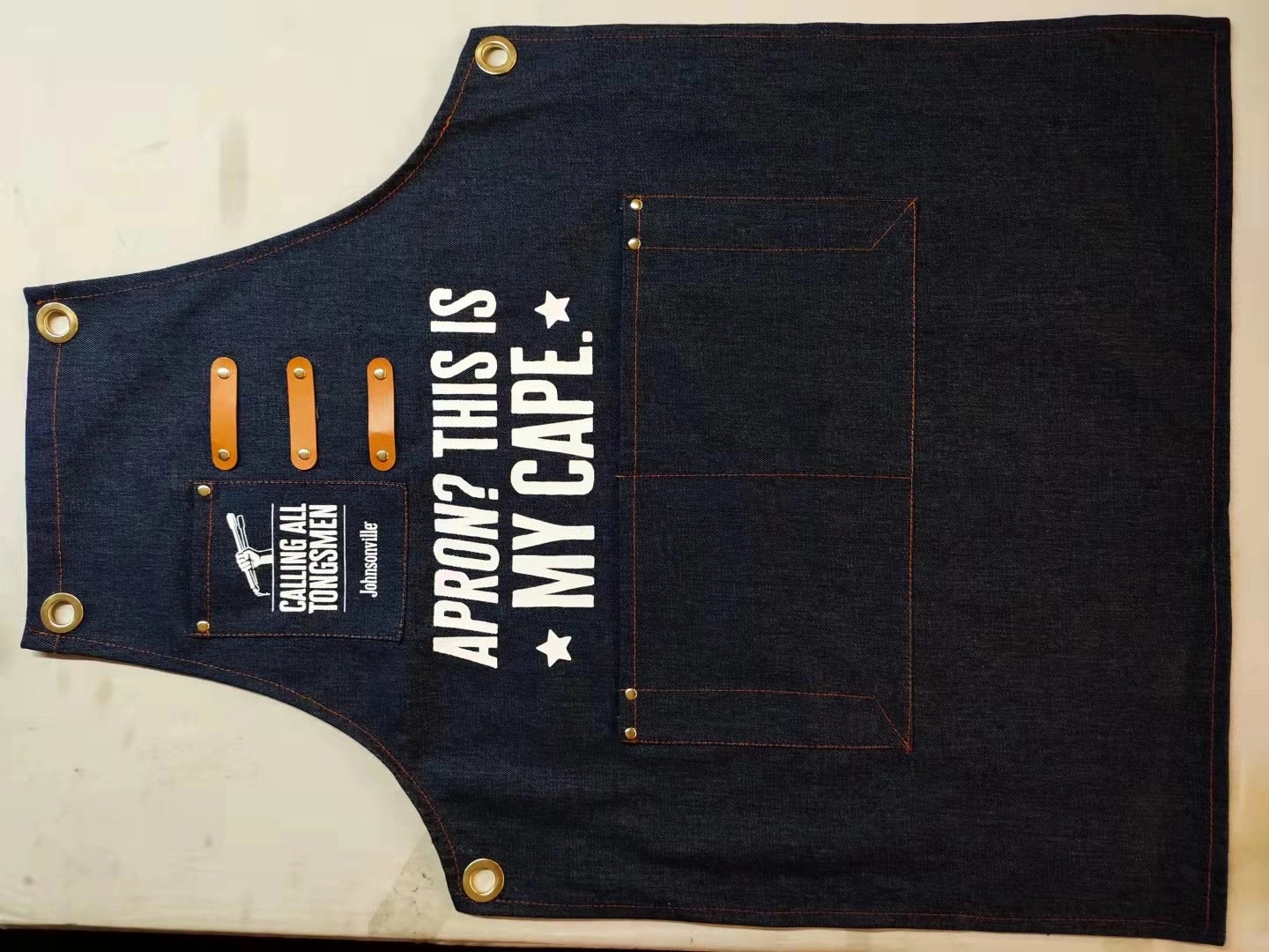 Cross-back Denim Apron 3