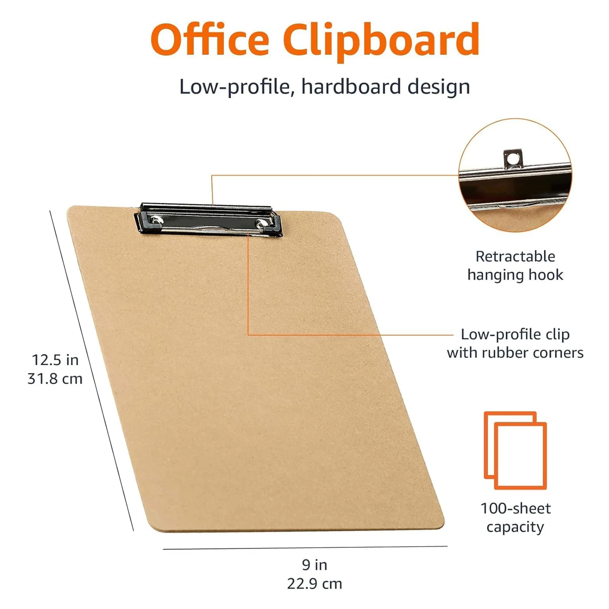 Clipboard With Hard Backing 4