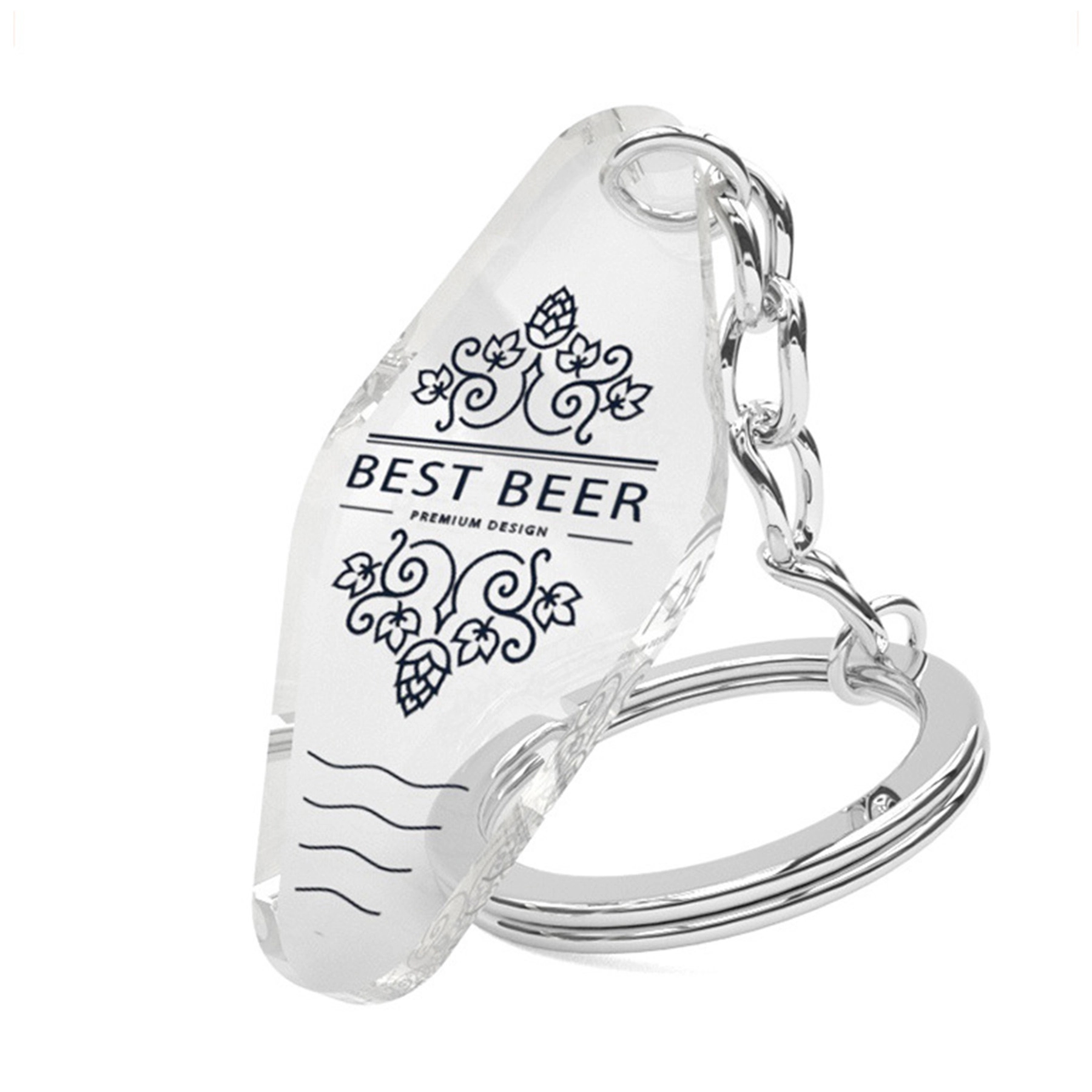 Transparent Acrylic Keychain Keyring 2