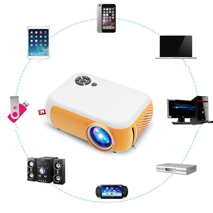 Home Mini Portable Projector - 1080P HD 3