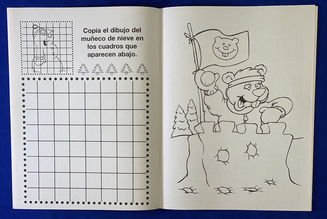 COLORING BOOK - Holiday Fun (Spanish) Coloring & Activity Book 4
