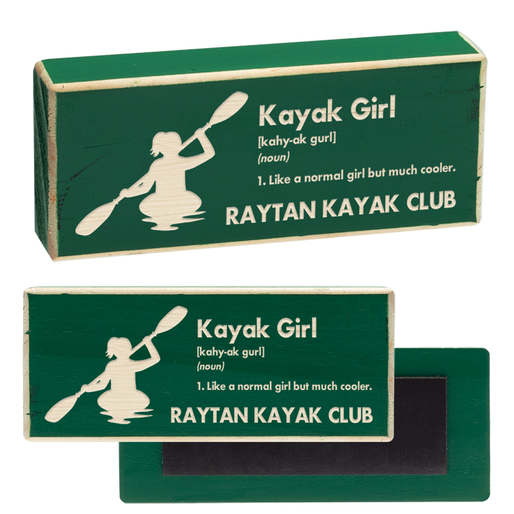 Wood Block Magnet 4