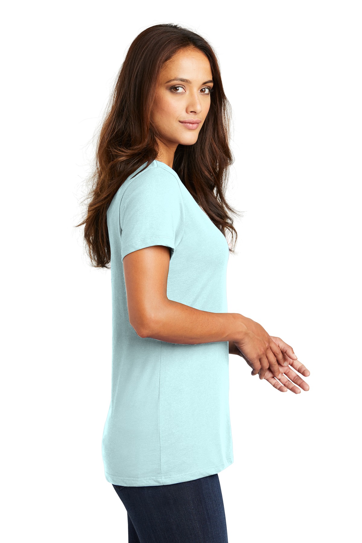 District® Women's Perfect Weight V-Neck Tee 61