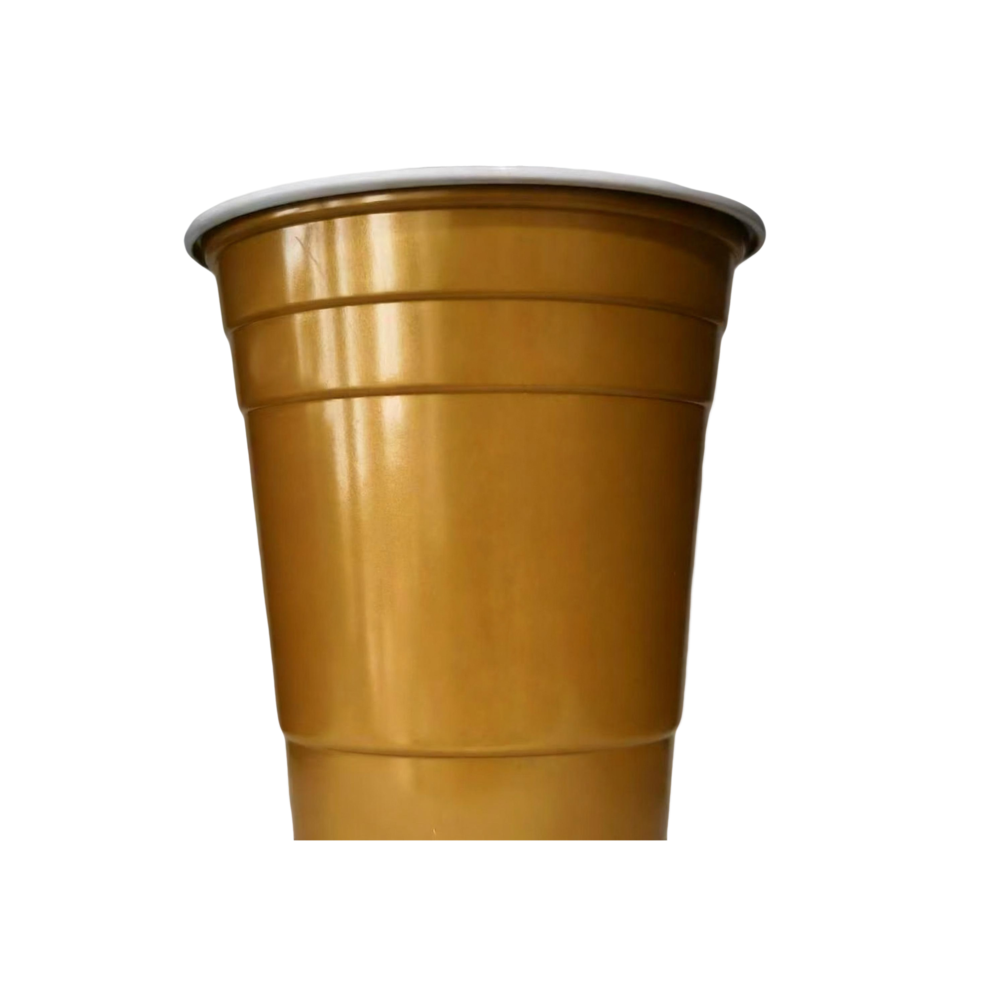 Sixteen Ounce Reusable Party Cup With Rolled Edge 10