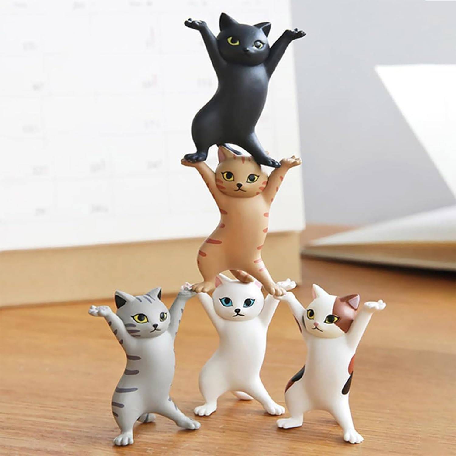 Dancing Cat Pen Holder (5 Sets) 3