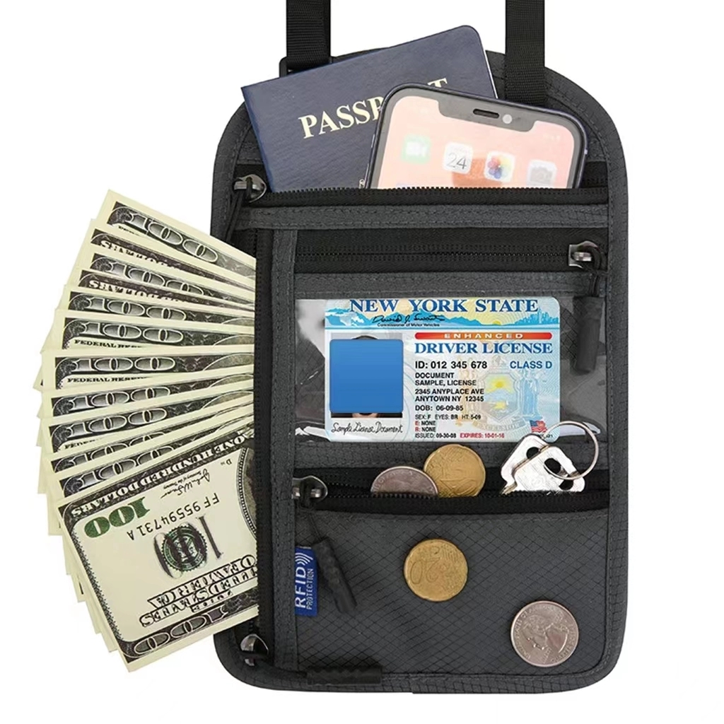 RFID Blocking Passport Wallet for Men Women 2