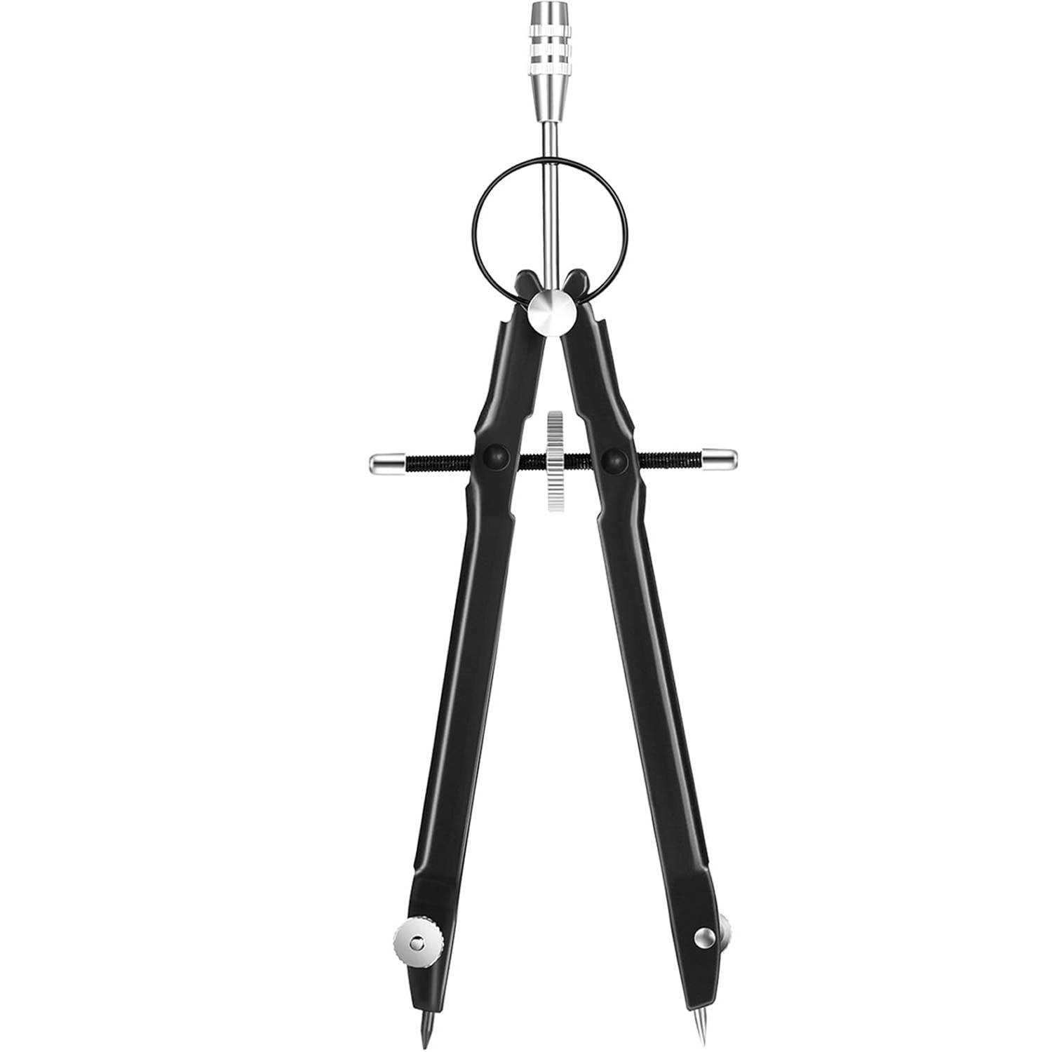 Spring Metal Lockable Drawing Compass 2