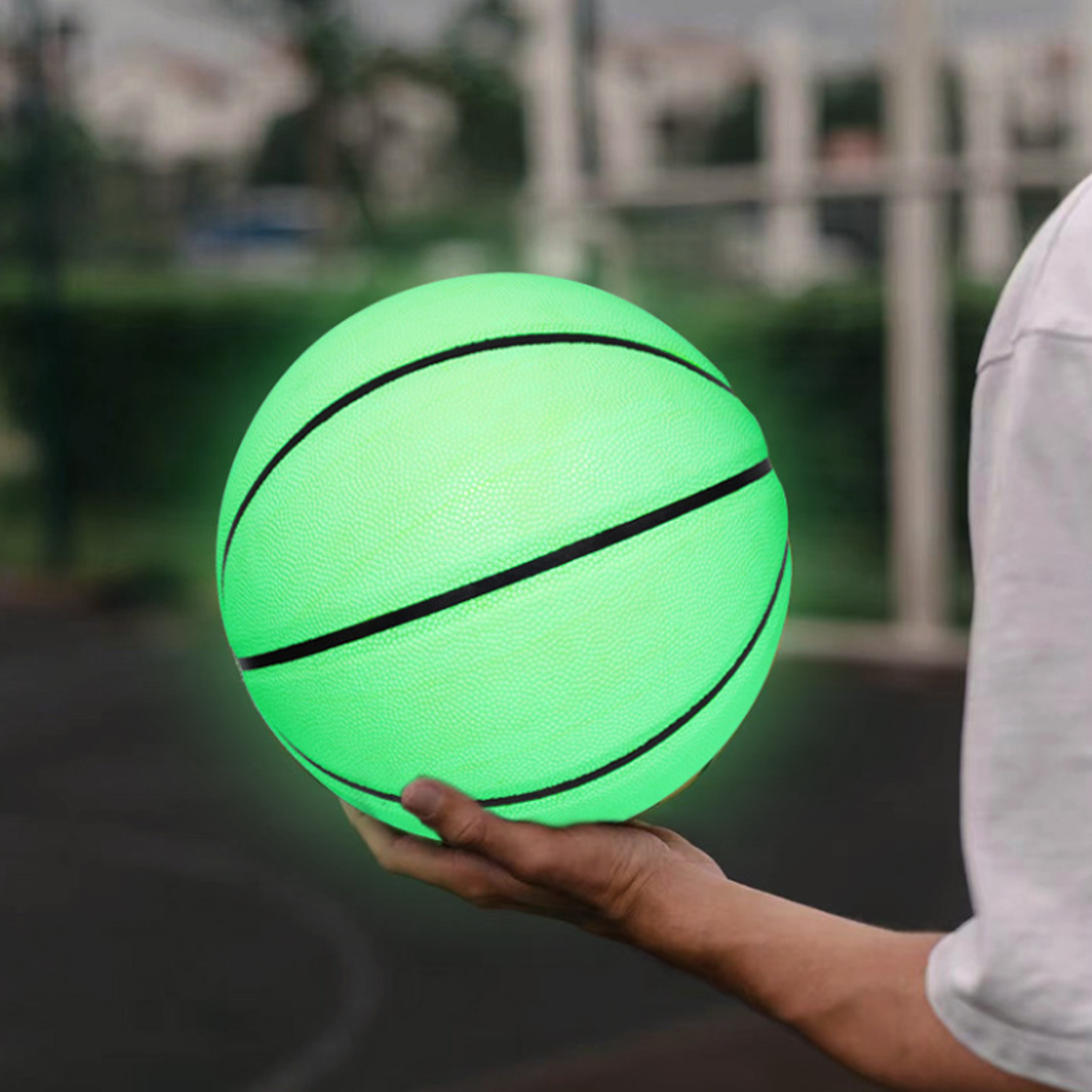 Reflective PU Skin Color Children's Training Basketball 10
