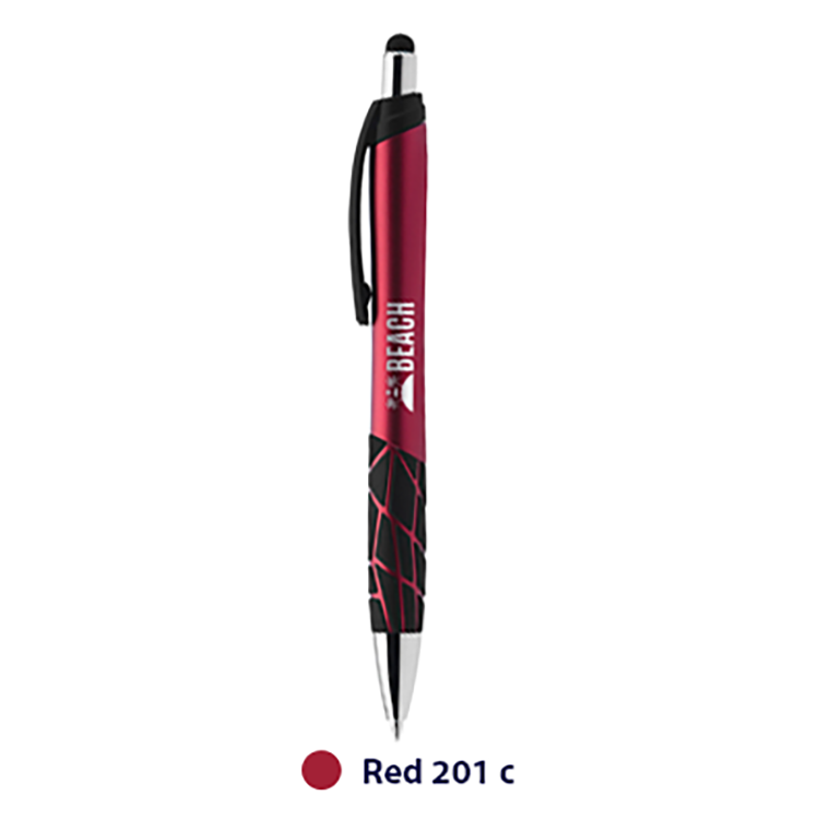 Tremor Plastic Pen with Stylus (1 Color Imprint) 7