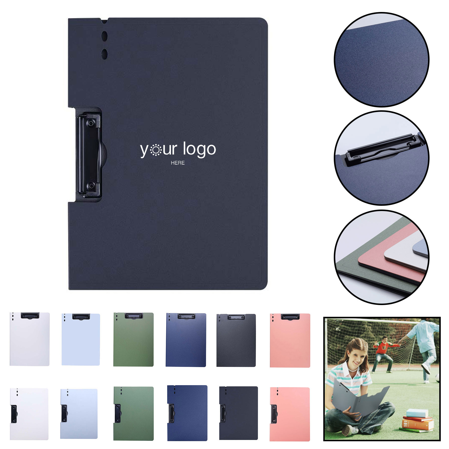 Classic Clipboards Folding Document Folder With Metal Clip 2