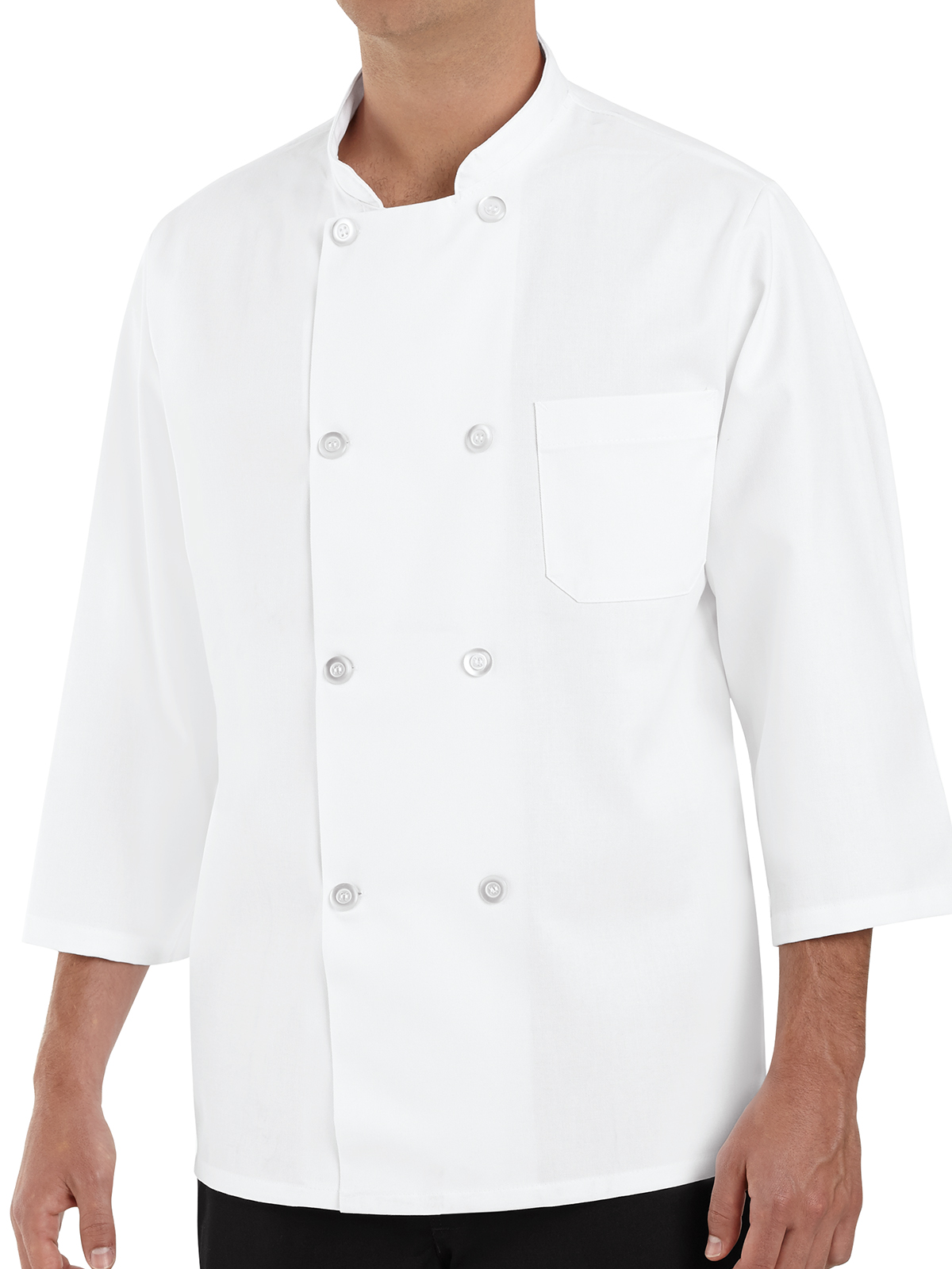 Red Kap Culinary - Unisex Three-Quarter Sleeve 30" Chef Coat