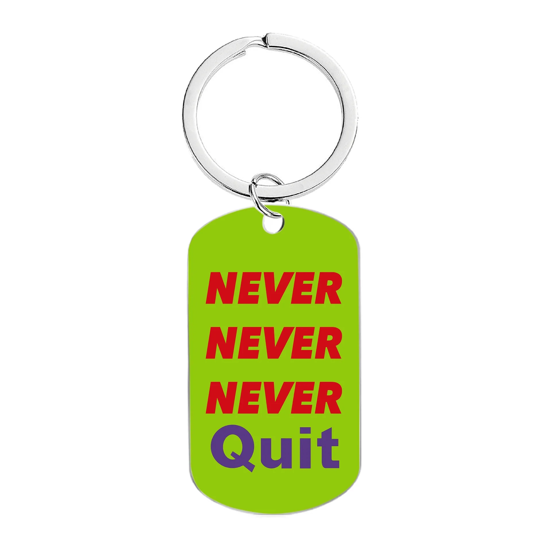 Metal Color Printed Keychain 3