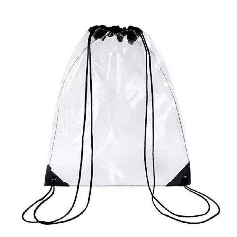 PVC Clear DrawString Backpack 1
