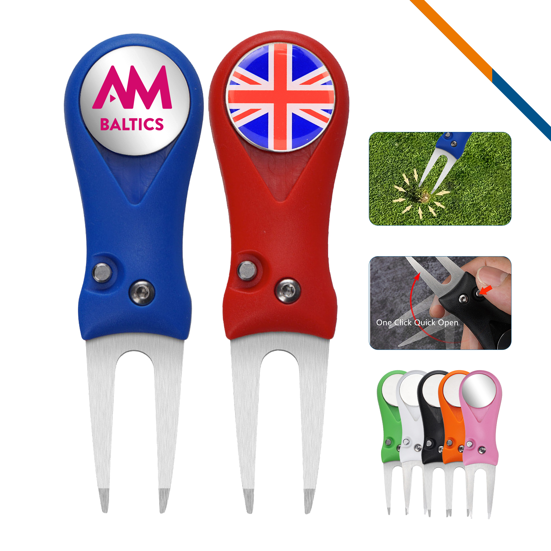 Clifo Ball Marker Golf Divot Tool 2