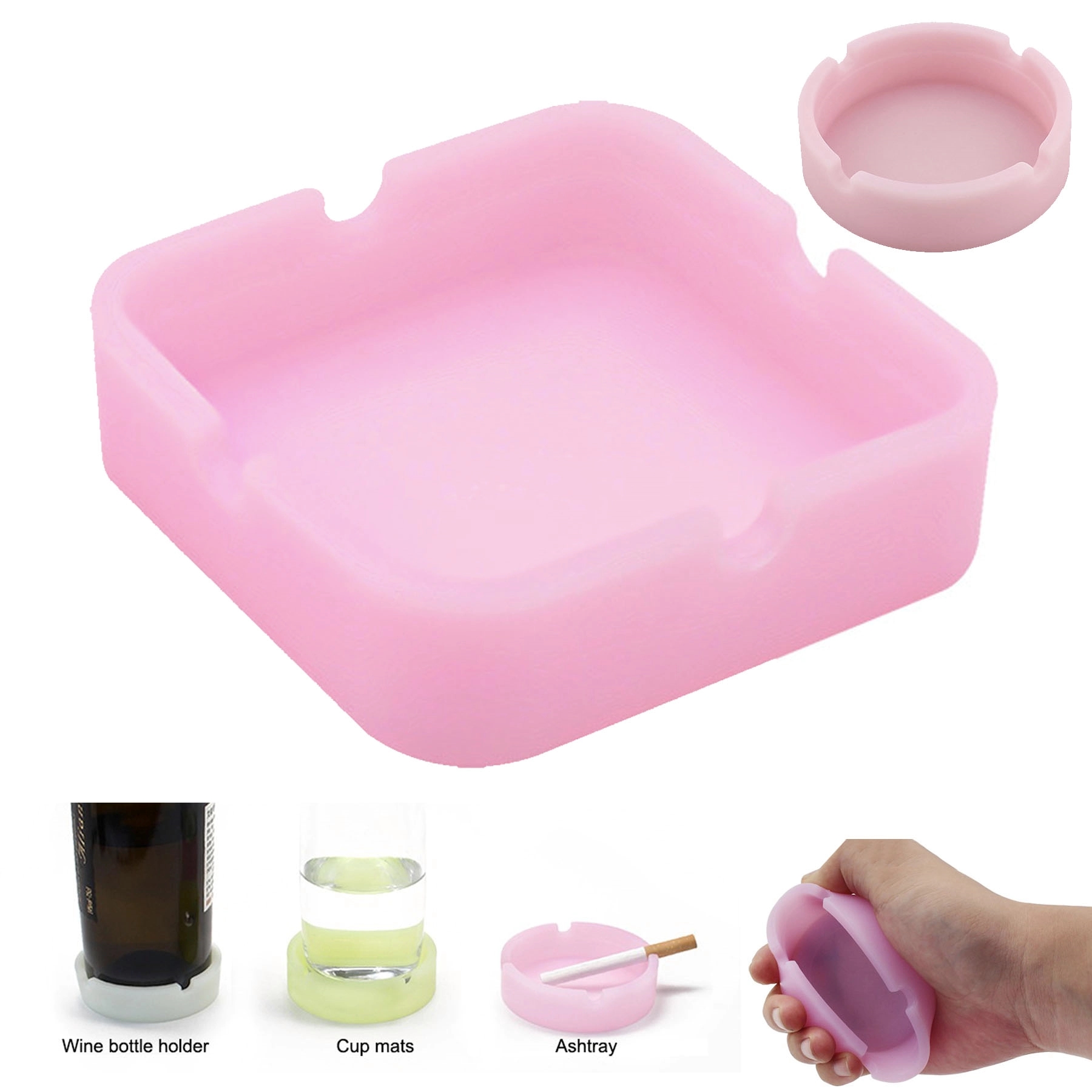Foldable Silicone Ashtray 3