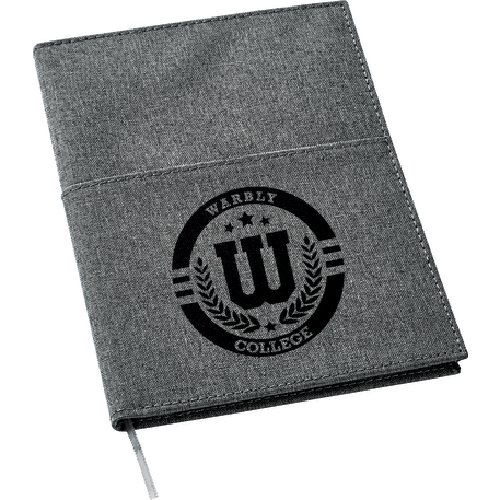 FSC® Mix 5" x 7" Canvas Pocket Refillable Notebook 13