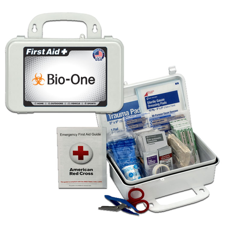 10 Person Bulk Plastic First Aid Kit, ANSI Compliant 7