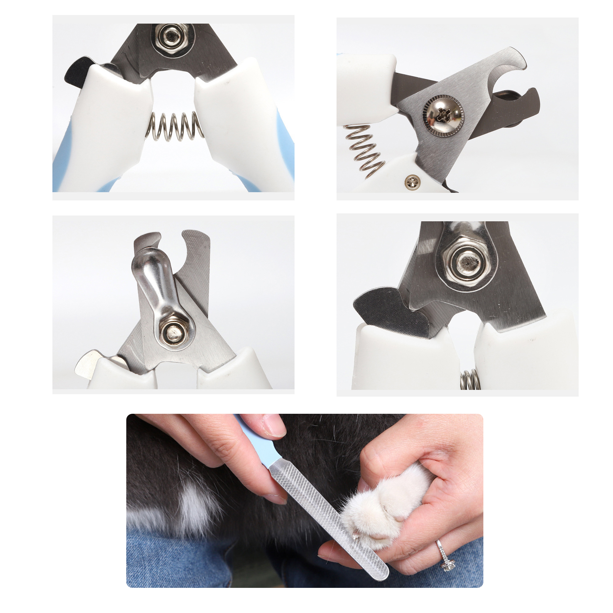 Dog And Cat Nail Clippers Safety Pet Care Tools 3