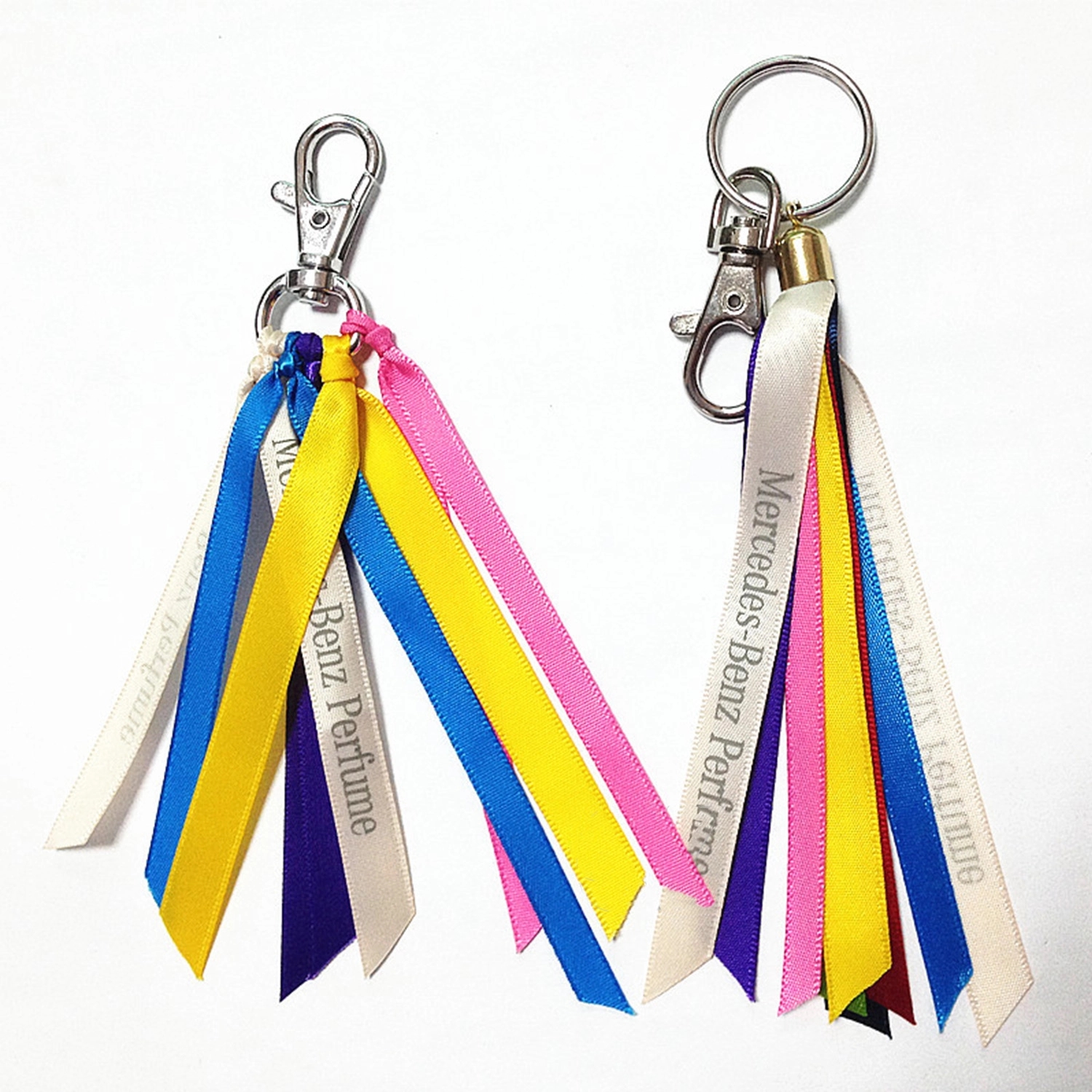 Key Ring W/ Thumb Hook & Ribbons 4