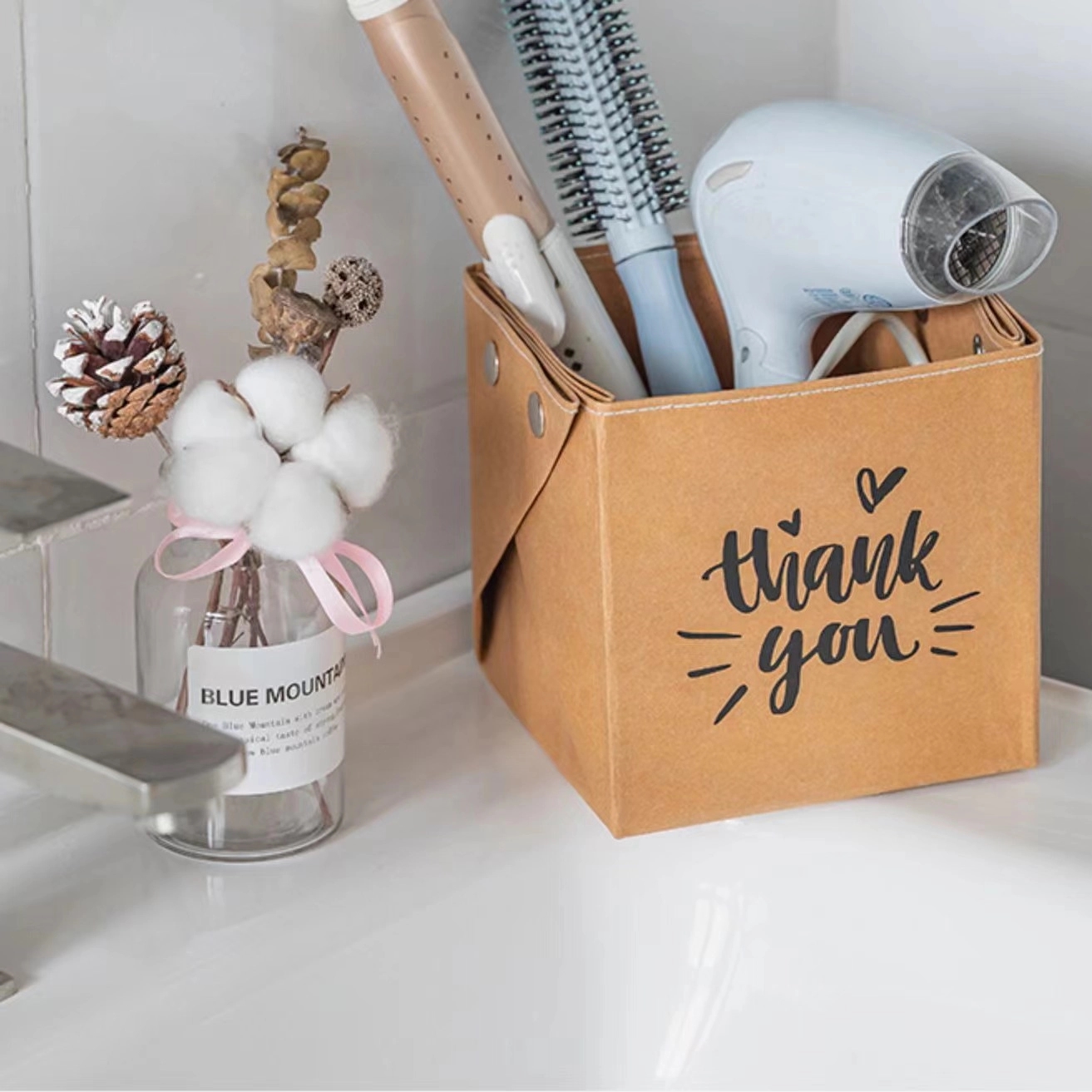 Washable Grease Proof Kraft Paper Basket 4