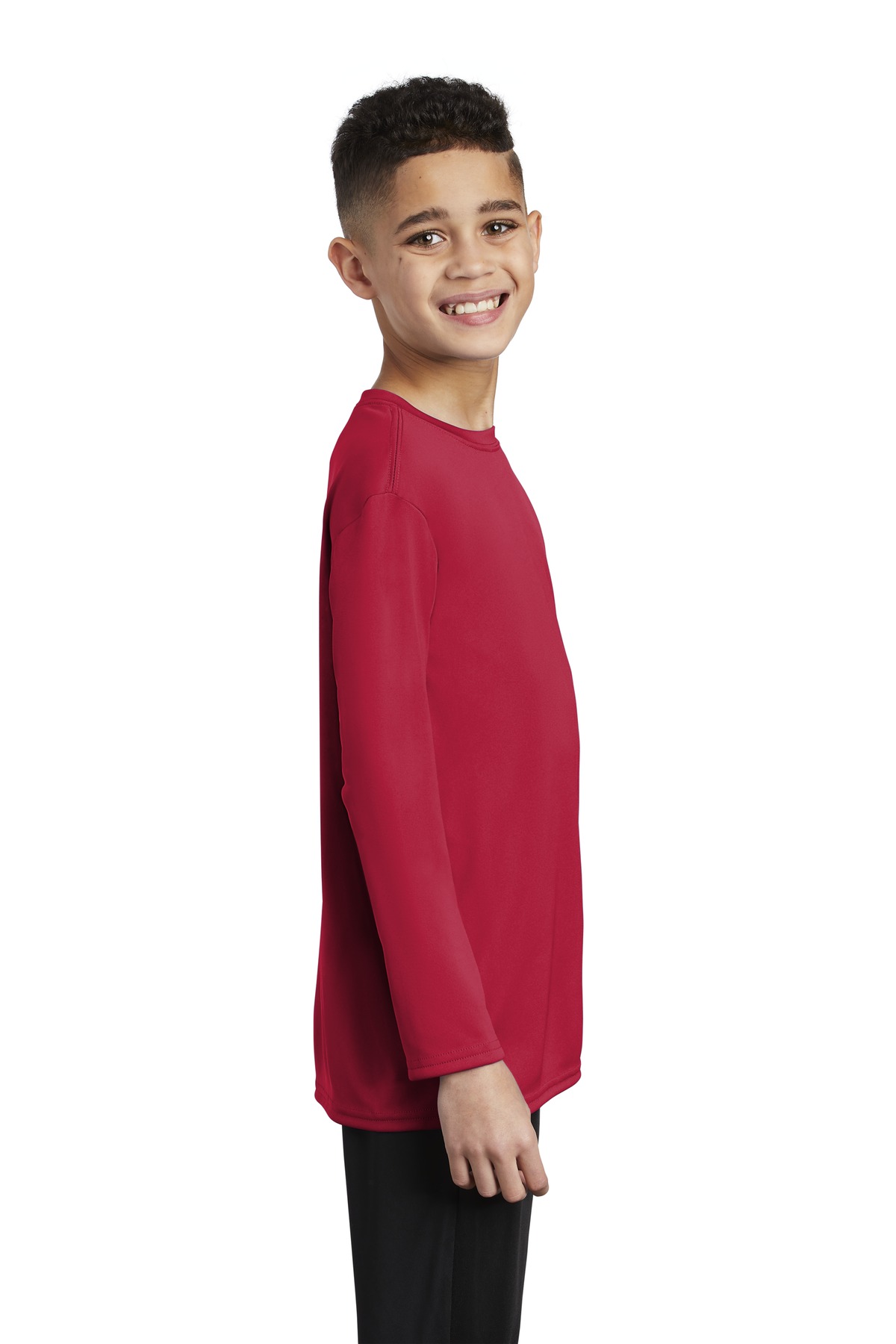 Port & Co Youth Long Sleeve Performance Tee PC380YLS 25
