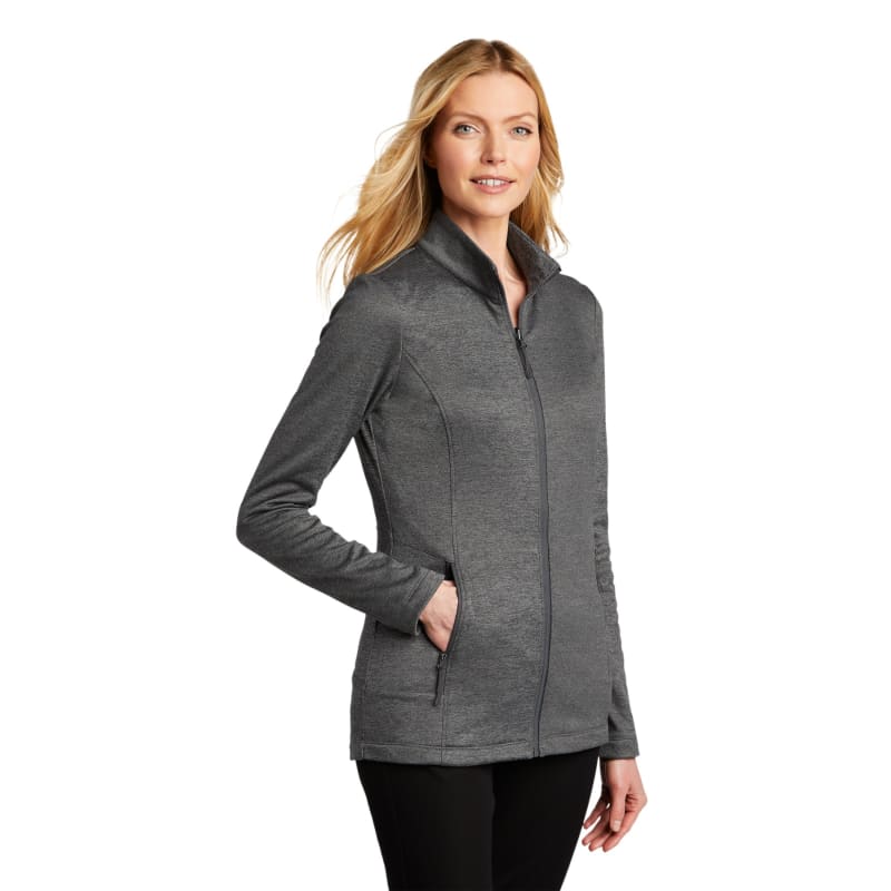 Port Authority Women's Collective Striated Fleece Jacket. 5