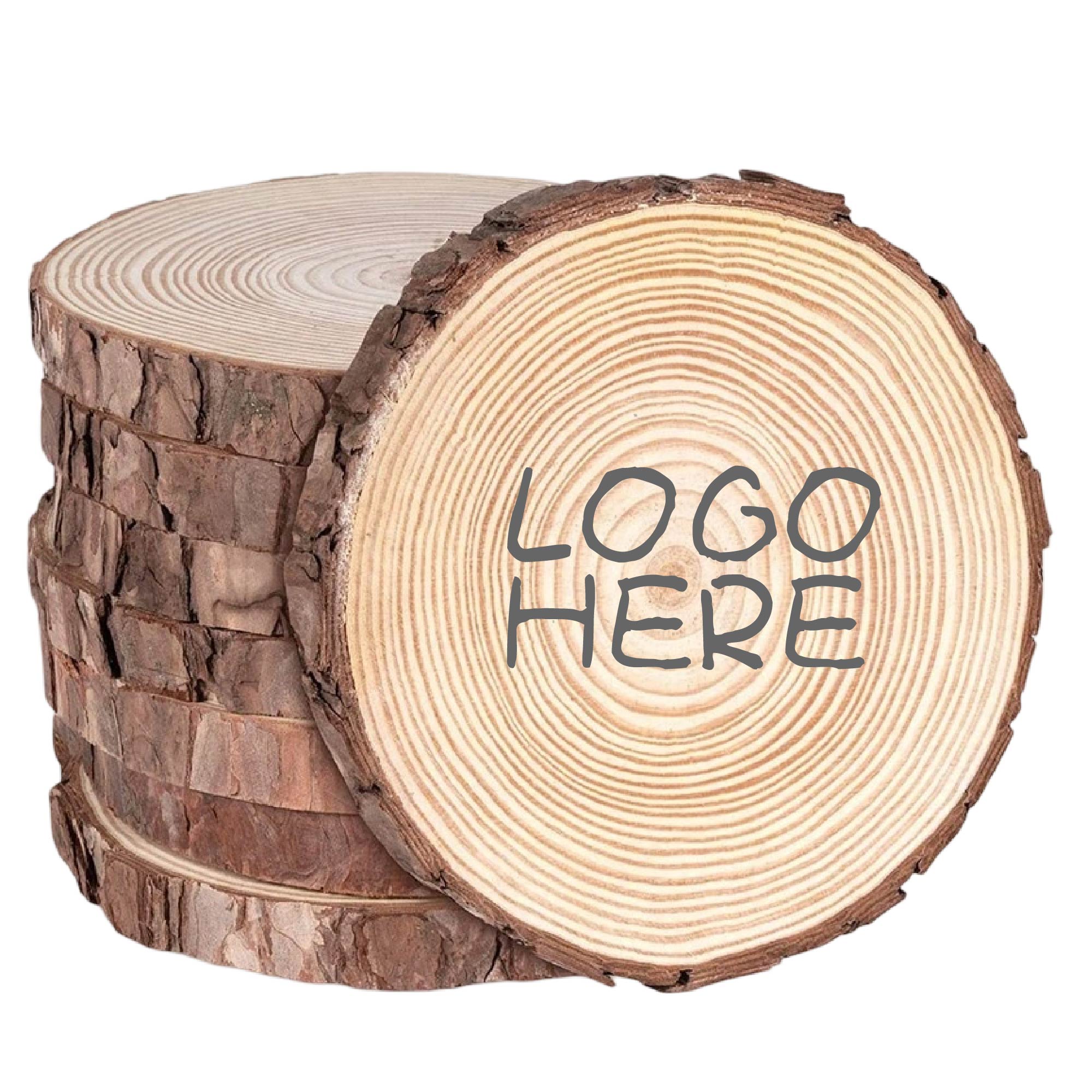 Natural Wooden Coaster 2