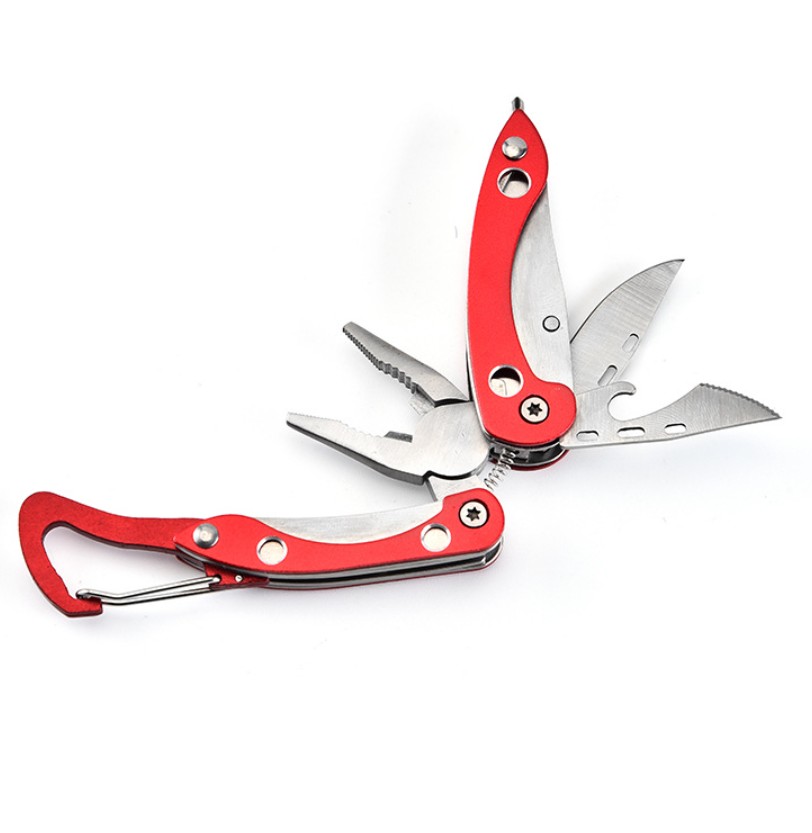 Multi-Tool Folding Pliers with Carabiner 5
