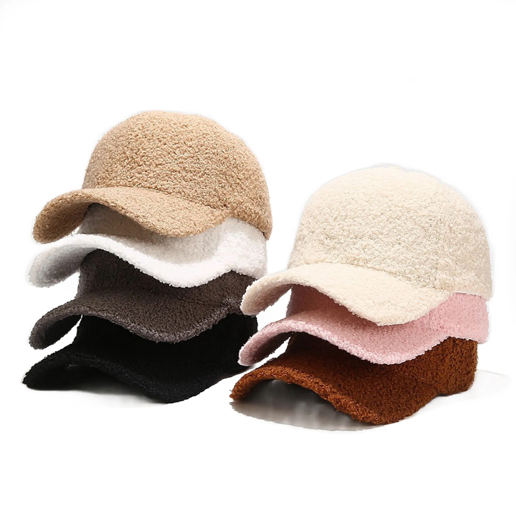 Custom Lamb Wool Baseball Cap