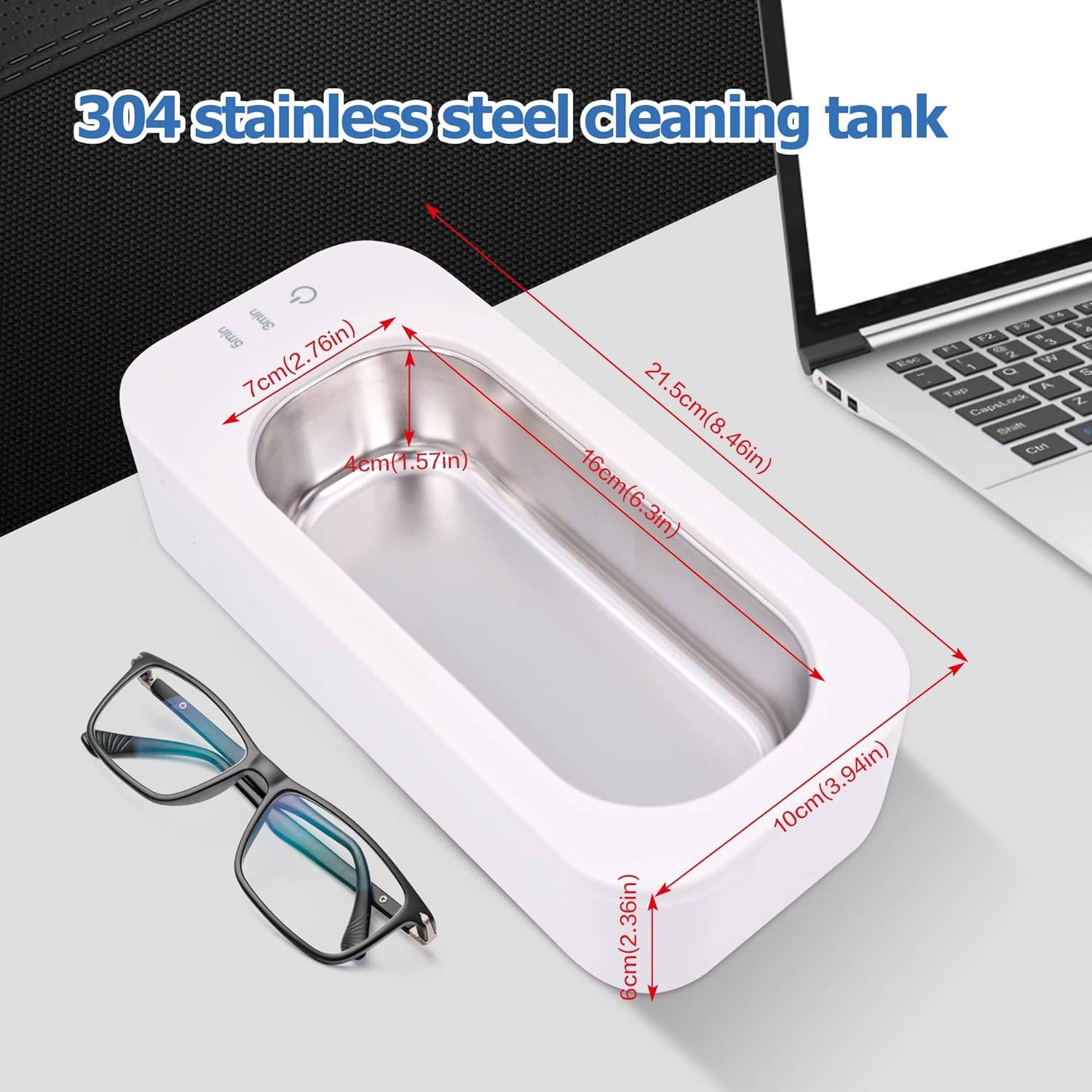 Portable Household Professional Ultrasonic Cleaner 2