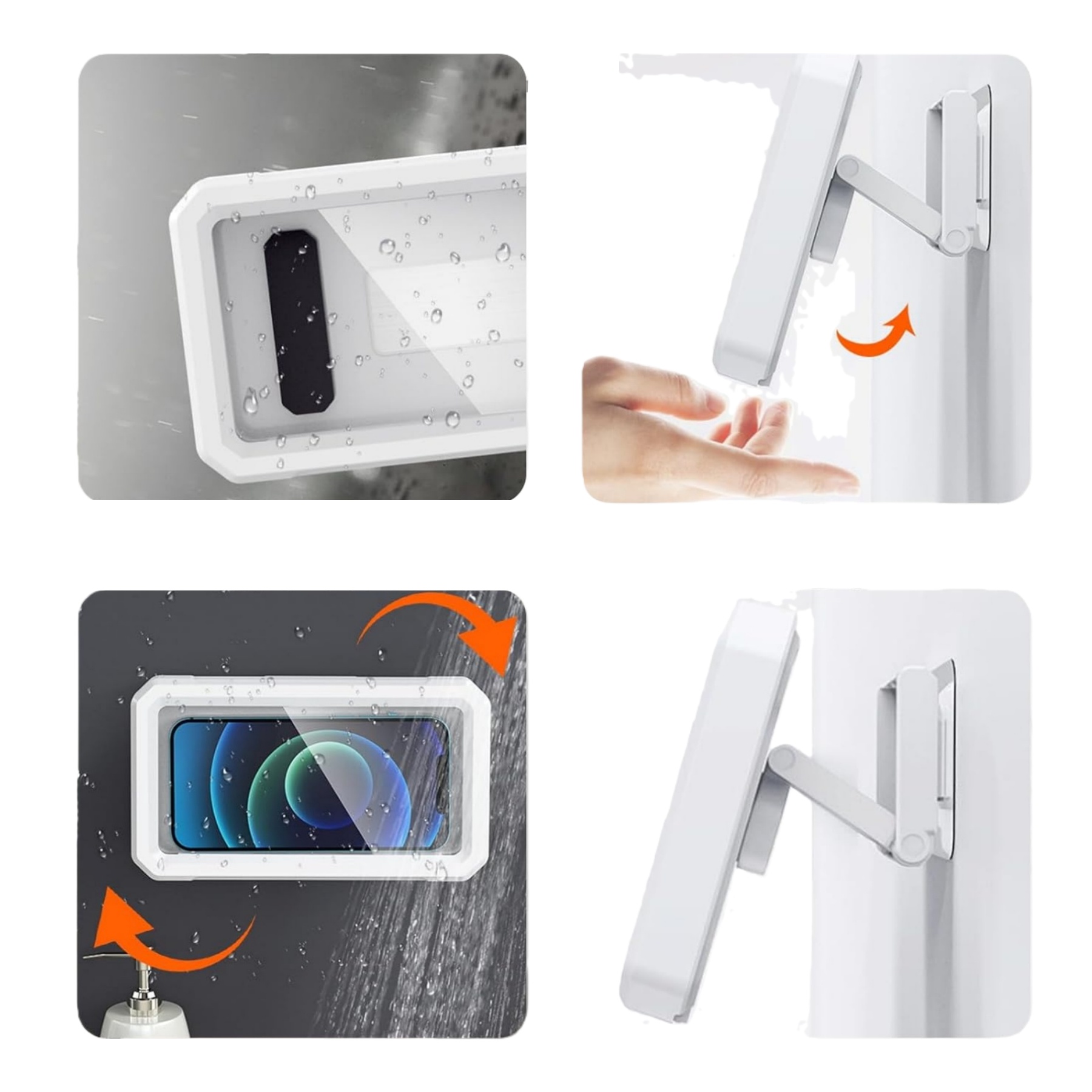 360 Degree Rotating Shower Phone Holder 6